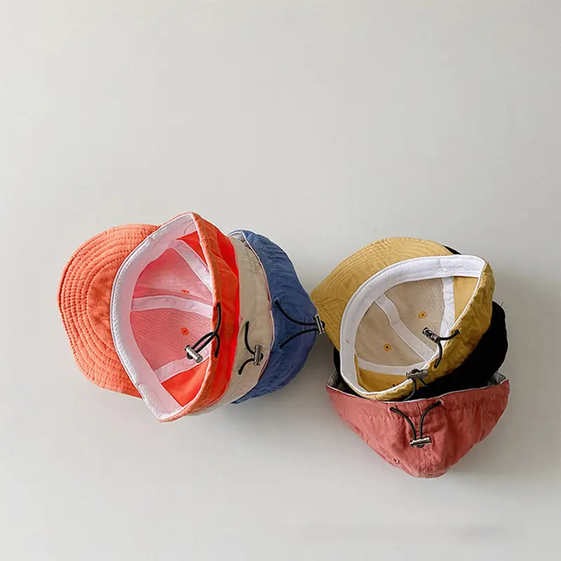 One Pan Baby Hat for Boys Girls Spring Autumn Soft Washable Sunscreen Cap - Image 8