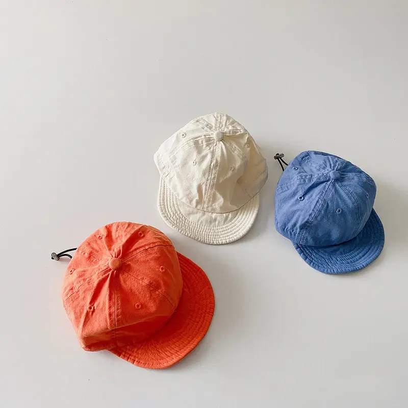 One Pan Baby Hat for Boys Girls Spring Autumn Soft Washable Sunscreen Cap - Image 10