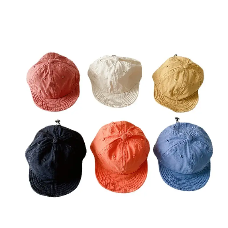 One Pan Baby Hat for Boys Girls Spring Autumn Soft Washable Sunscreen Cap - Image 11