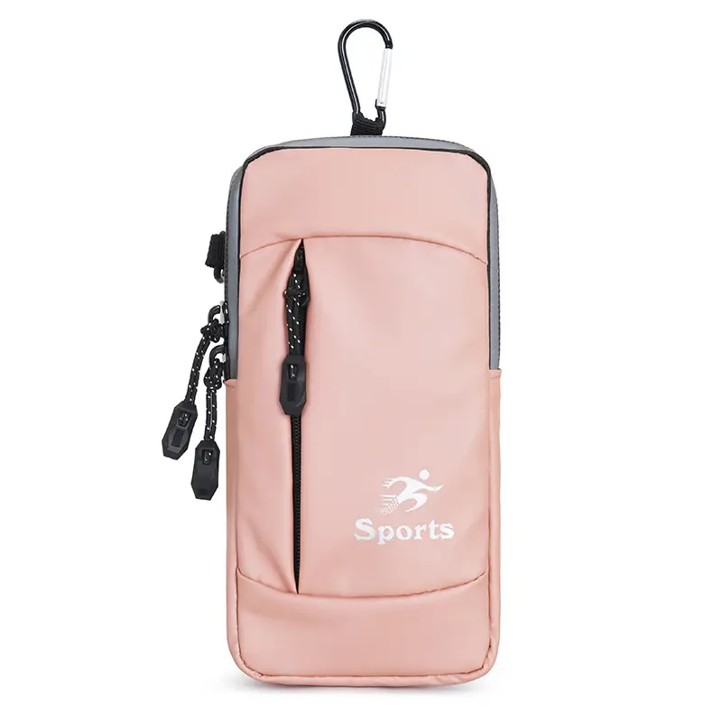 Men's Waterproof Sports Mobile Phone Wrist Bag Black