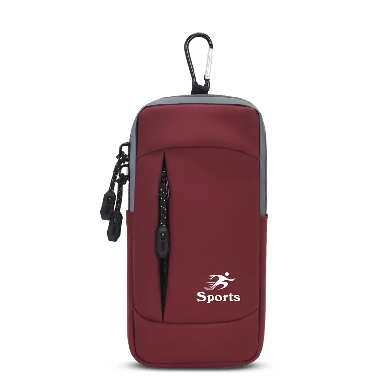Men's Waterproof Sports Mobile Phone Wrist Bag Black