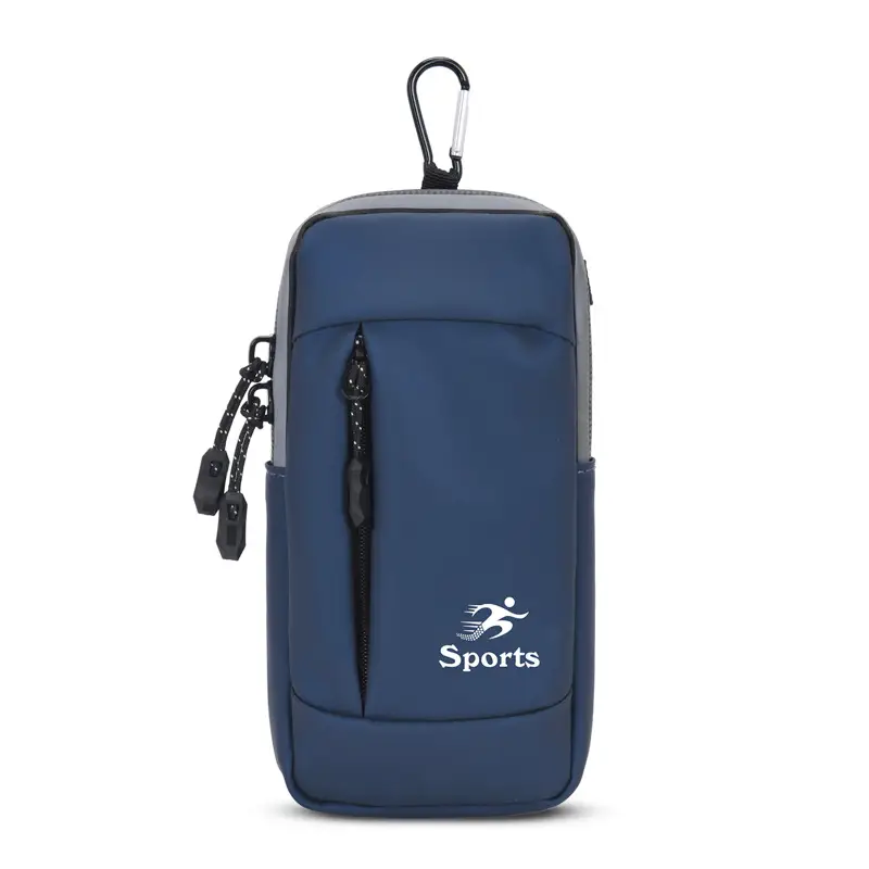 Men's Waterproof Sports Mobile Phone Wrist Bag Black