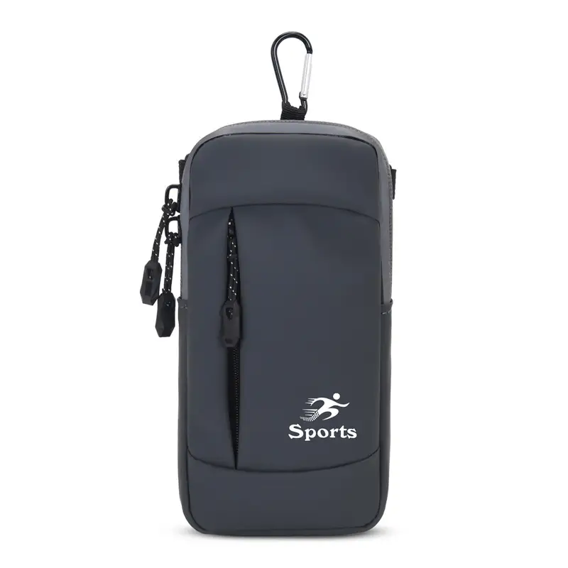 Men's Waterproof Sports Mobile Phone Wrist Bag Black