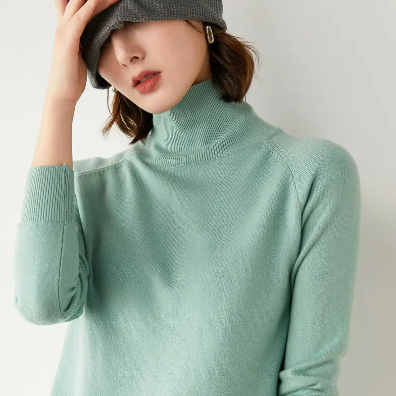 Women's Slim Fit Knit Sweater with Thickened Base - Image 13