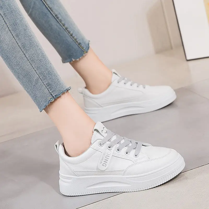 Women White Platform Sneakers 2025 Spring Soft Sole - Image 15