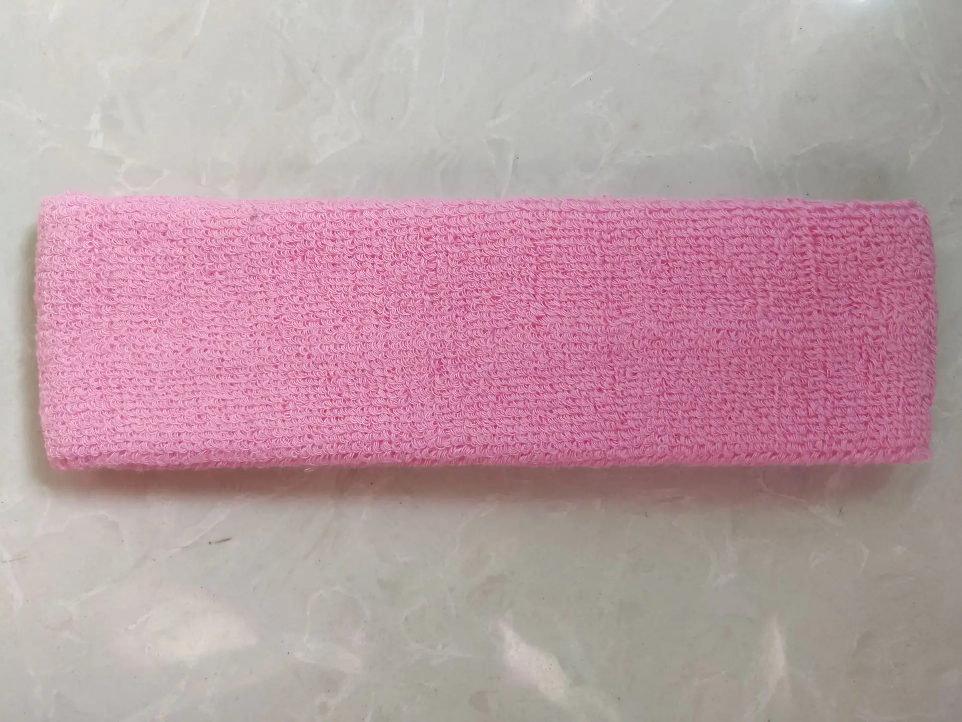 Pink Pure Cotton Yoga Headband for Men - Image 12