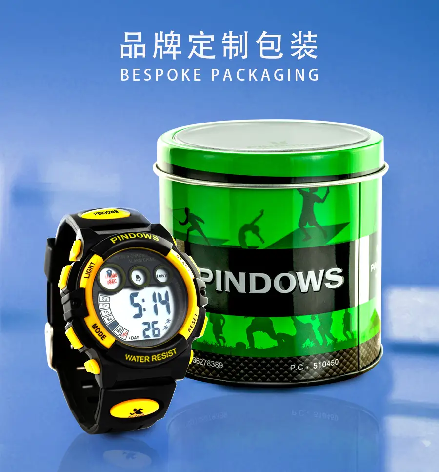 Kids Waterproof Digital Alarm Clock Pink Black — feature 12