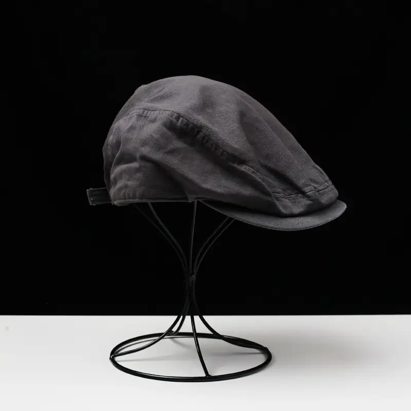 2021 Soft Pleated Foldable Brim Hat Black - Image 7