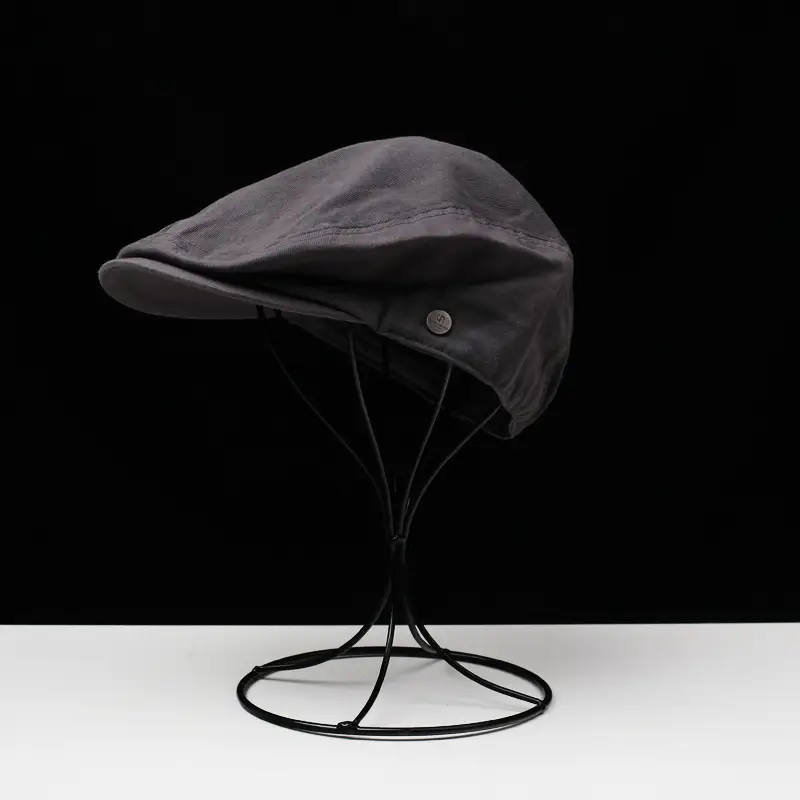 2021 Soft Pleated Foldable Brim Hat Black - Image 4