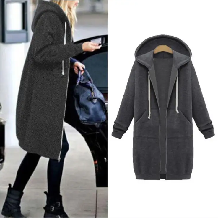 Women's 2021 Fleece Hoodie Extra Large Brown - Image 6