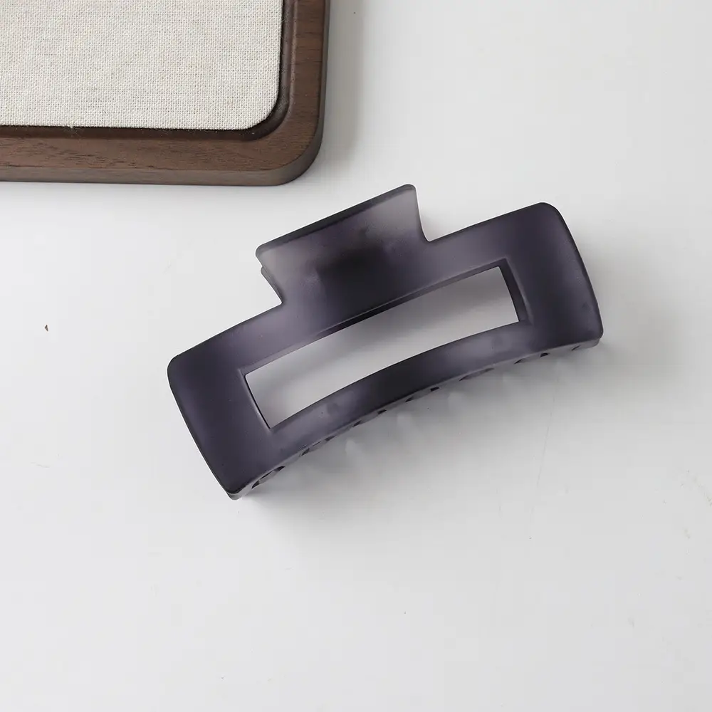 Frosted Amber Hair Clips for Women Elegant Hairpin