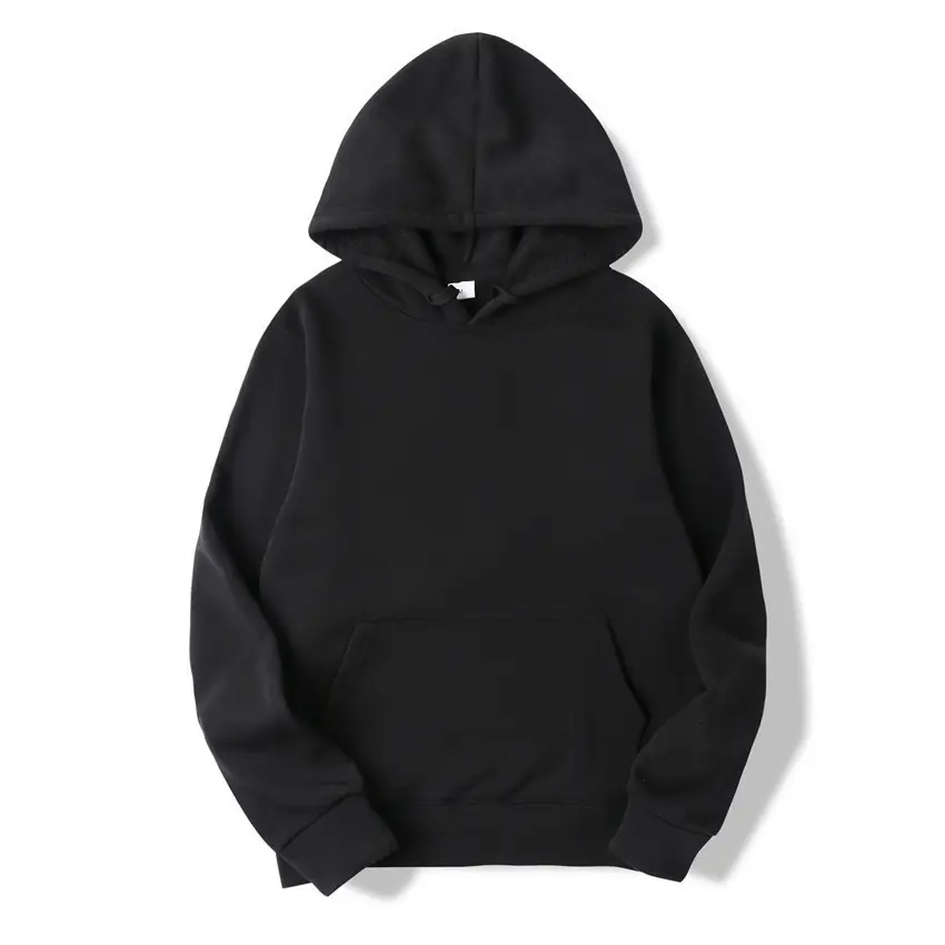 Men's Black Hooded Sweatpants Large Winter Casual Pants - Image 34