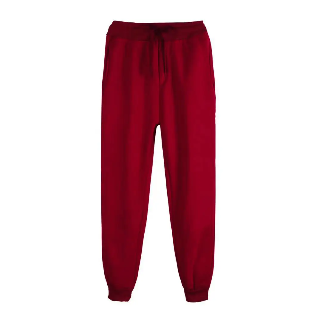Men's Black Hooded Sweatpants Large Winter Casual Pants - Image 24