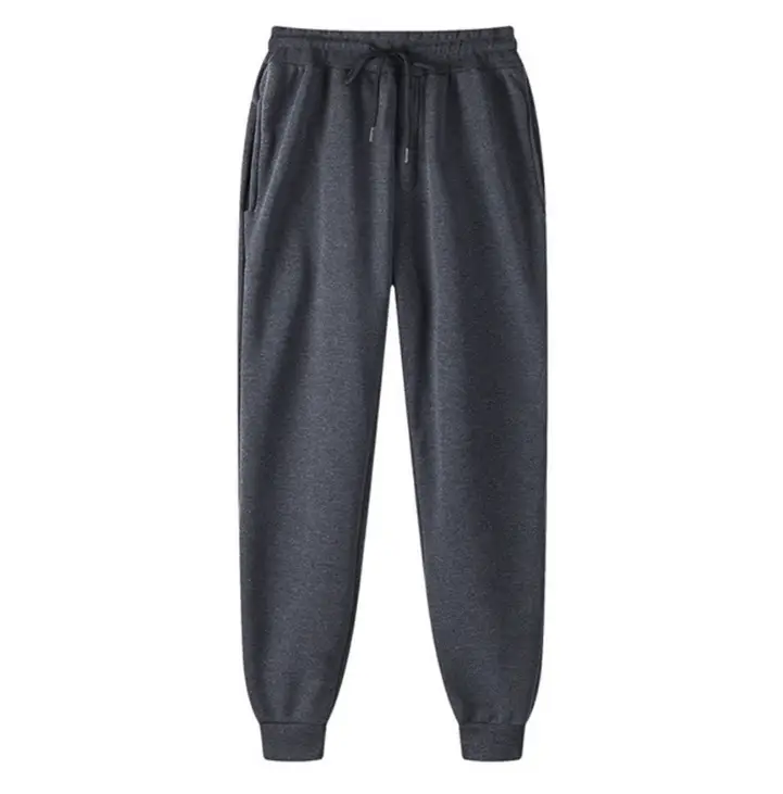 Men's Black Hooded Sweatpants Large Winter Casual Pants - Image 26
