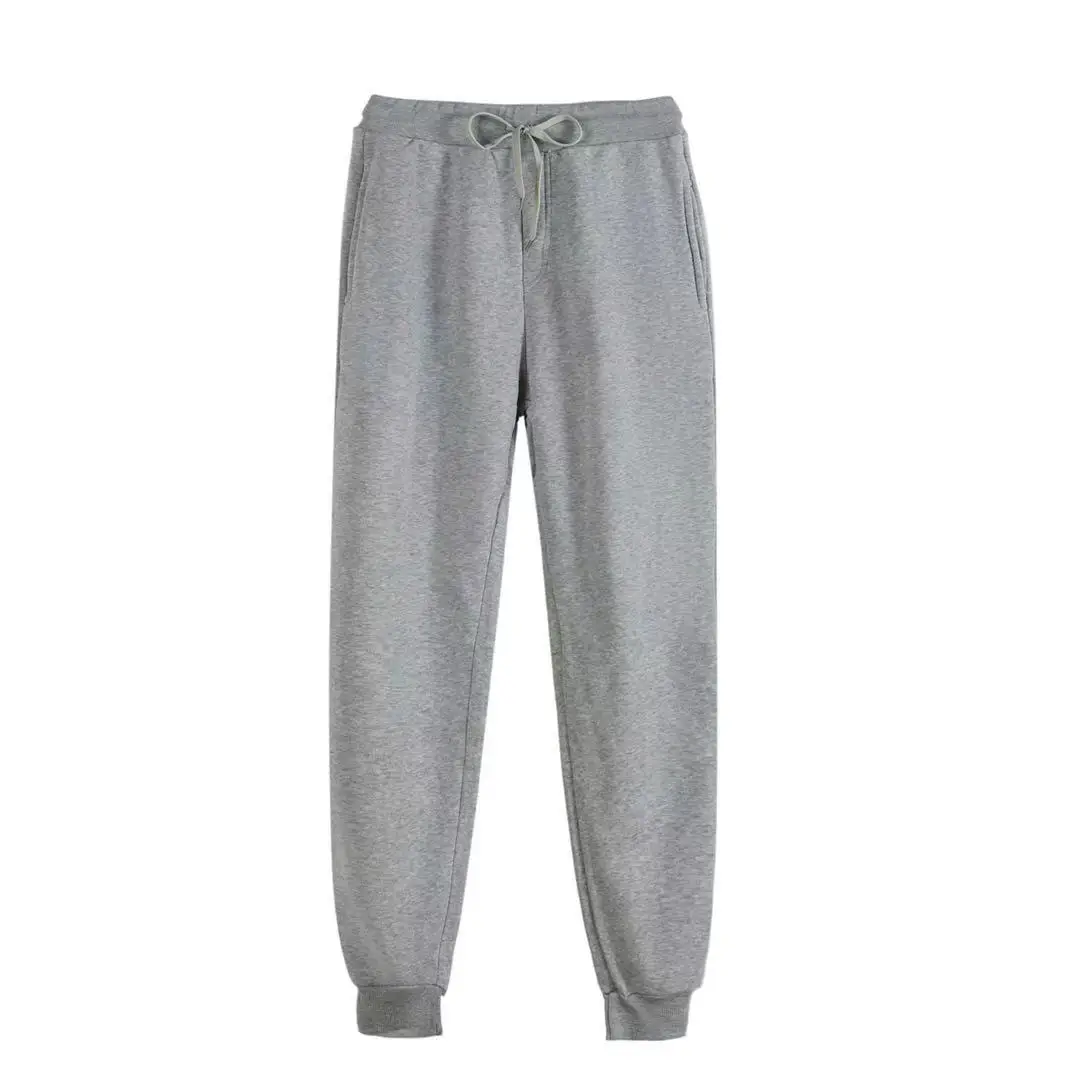 Men's Black Hooded Sweatpants Large Winter Casual Pants - Image 27