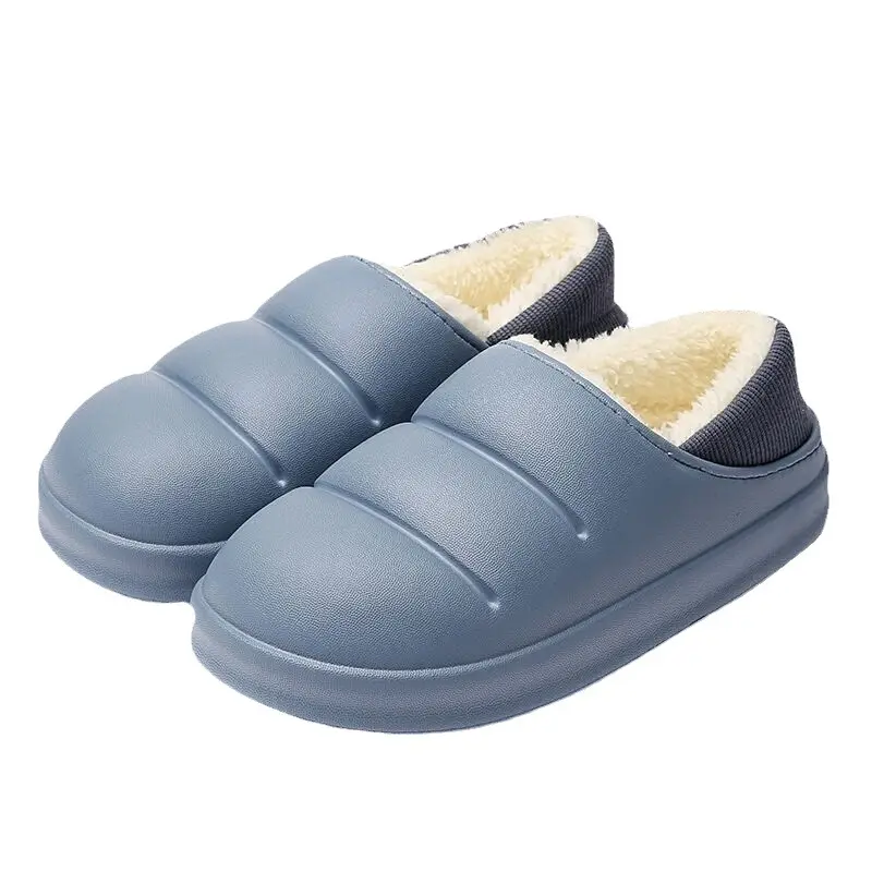 Trendy Warm Plush Snow Boots for Men and Women, Thickened Cotton Slippers for Couples, Wholesale for Supermarkets and Physical Stores, Home Use - Image 8