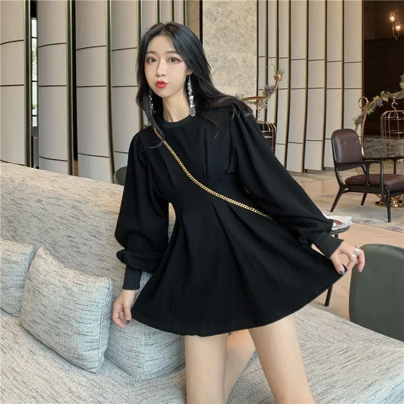 New Style Long Sleeve A-Line Skirt Set Grey 2026 — feature 18