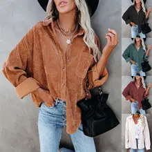 Women's Black Leopard Print Long Sleeve Shirt Coat — feature 23