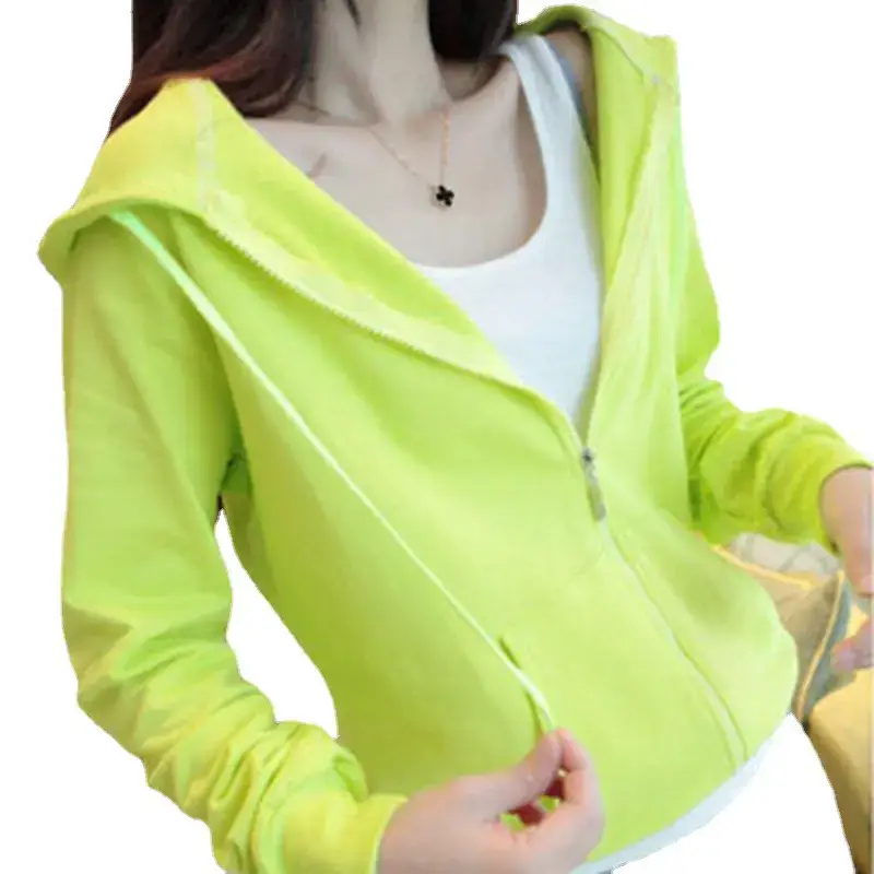 Women's Korean Hooded Cardigan Coat Autumn 2020 - Image 9