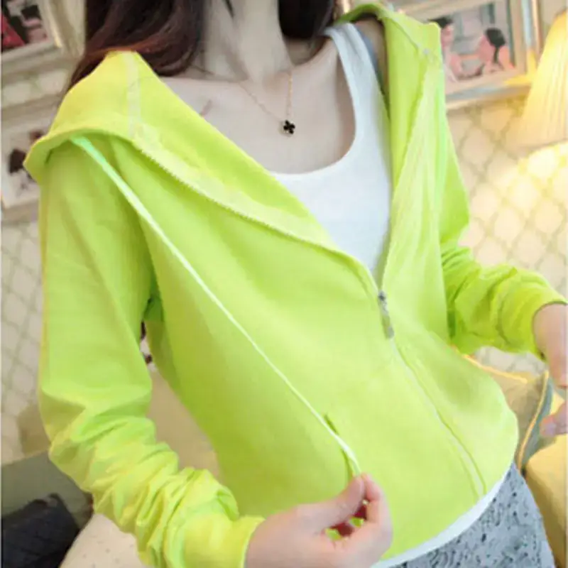 Women's Korean Hooded Cardigan Coat Autumn 2020 - Image 4