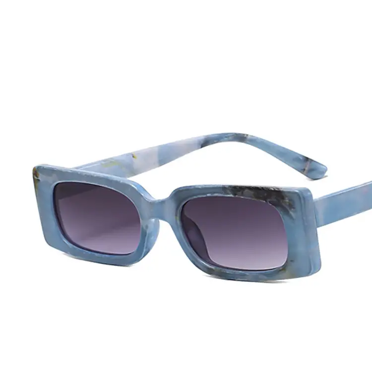 C2 Blue Square Sunglasses for Men Women - Image 14