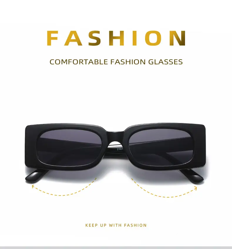 C2 Blue Square Sunglasses for Men Women — feature 1