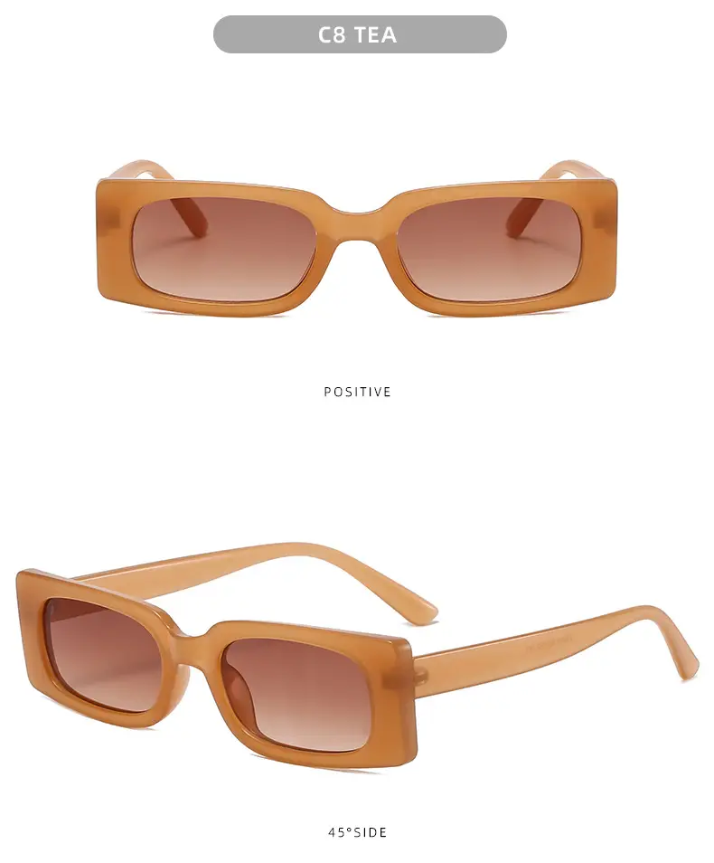 C2 Blue Square Sunglasses for Men Women — feature 13