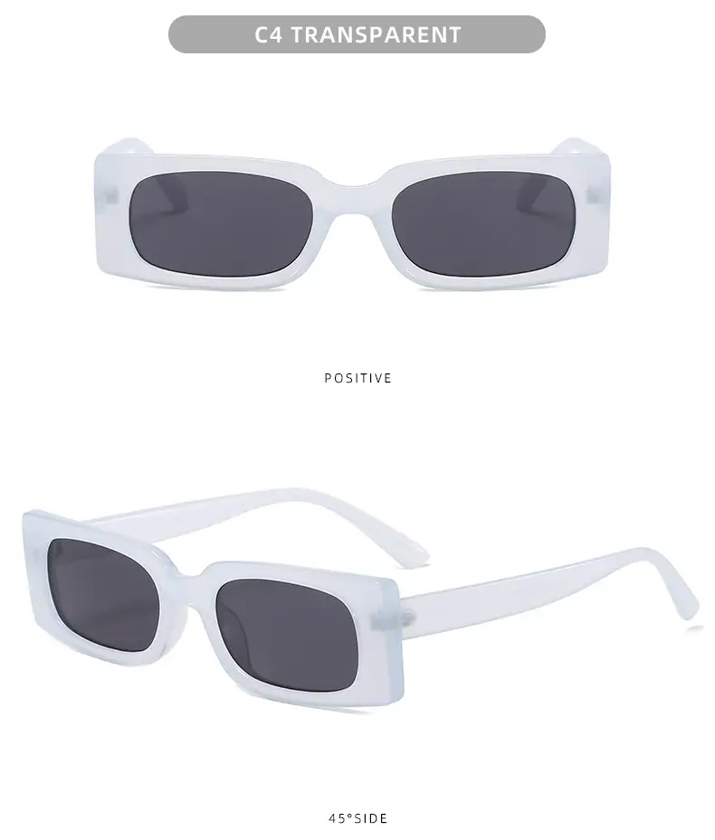 C2 Blue Square Sunglasses for Men Women — feature 9