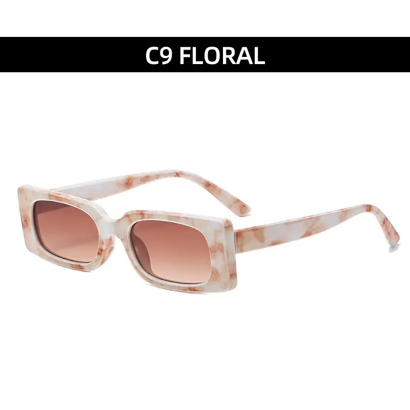 C2 Blue Square Sunglasses for Men Women - Image 9