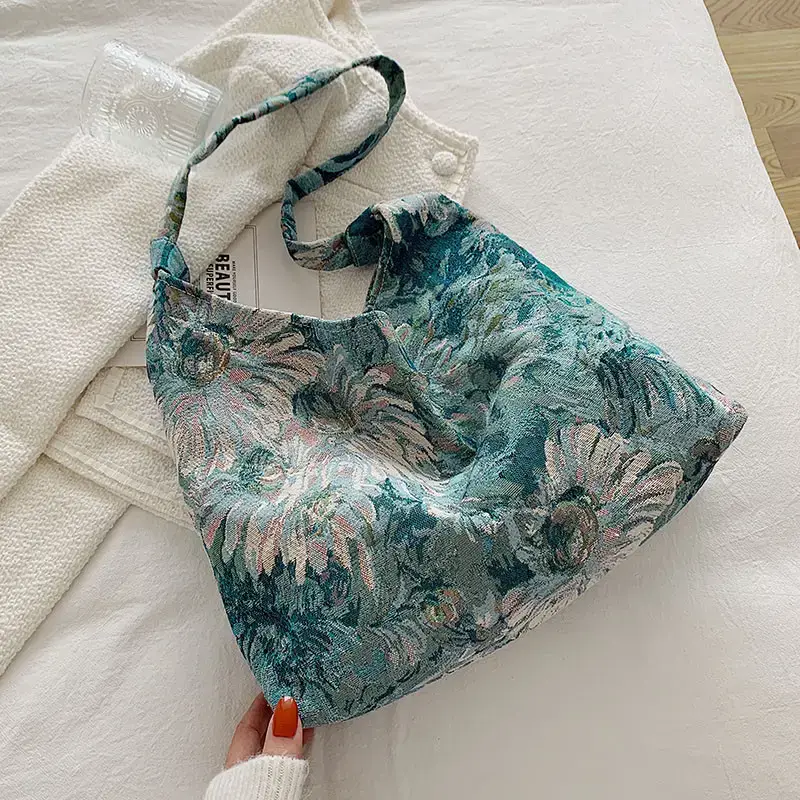 Printed Floral Underarm Bag Women 2021 - Image 2