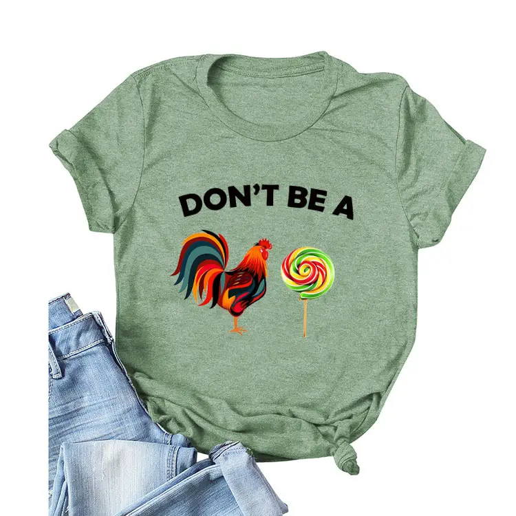 Don't Be A Roxy T-Shirt Yellow Short Sleeve - Image 24