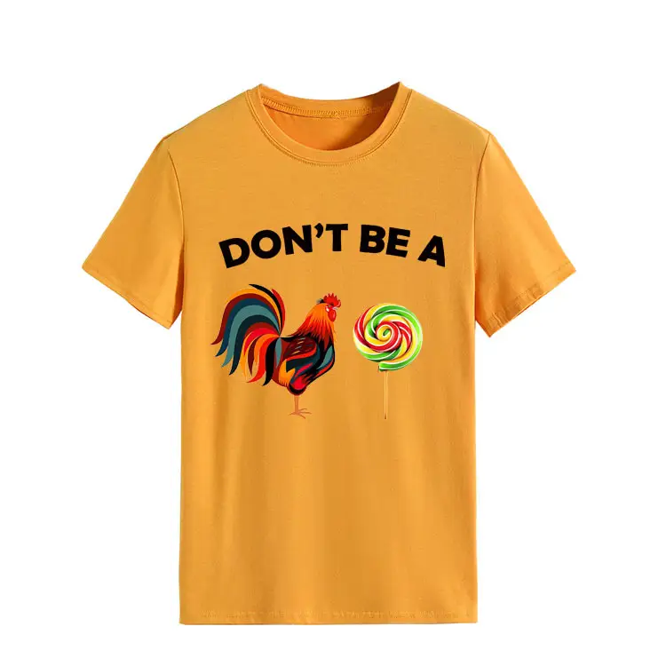 Don't Be A Roxy T-Shirt Yellow Short Sleeve - Image 3