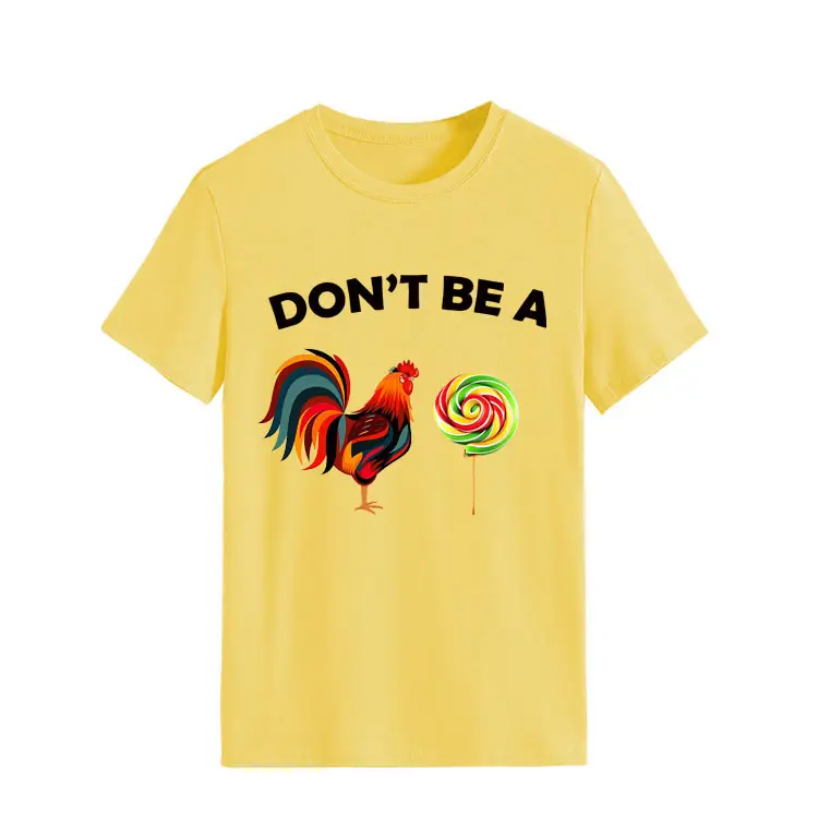 Don't Be A Roxy T-Shirt Yellow Short Sleeve - Image 5