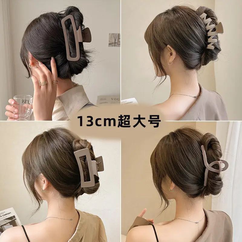 13CM Large Hair Clip for Women Men Korean Ponytail Hair Accessories - Image 80