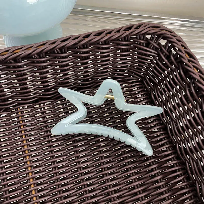 transparent blue five-pointed star