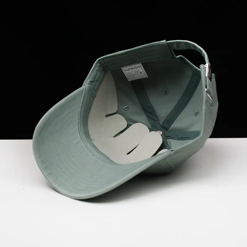Korean Style Embroidered Baseball Cap Green — feature 7