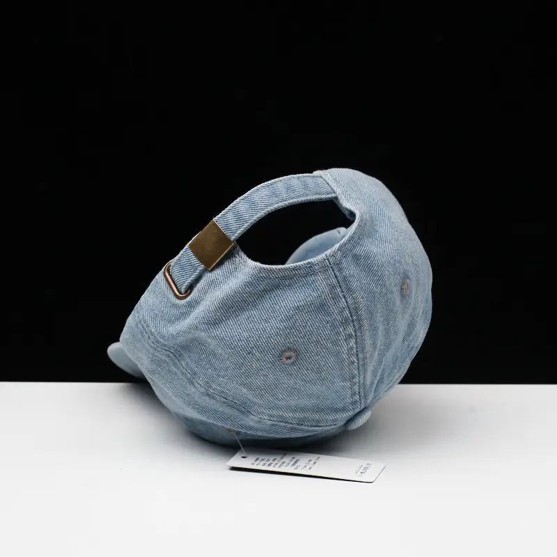 Women Denim Baseball Cap with "Los Angeles 88" Embroidery — feature 7