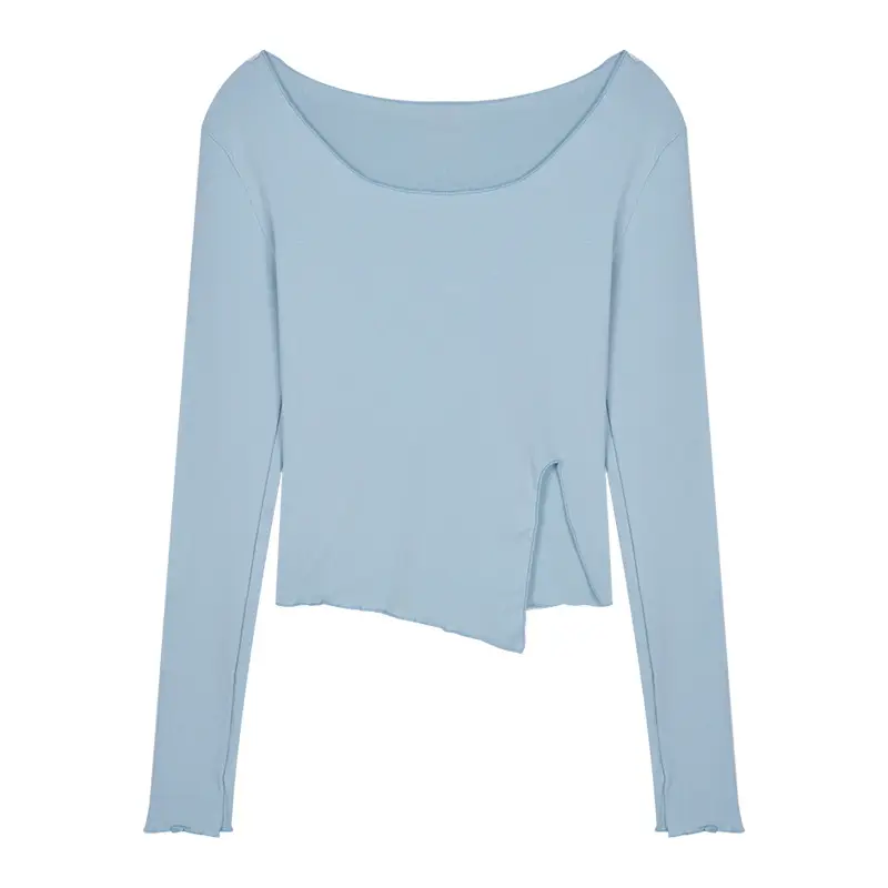 Women Black Long Sleeve T-Shirt 2025 - Image 16