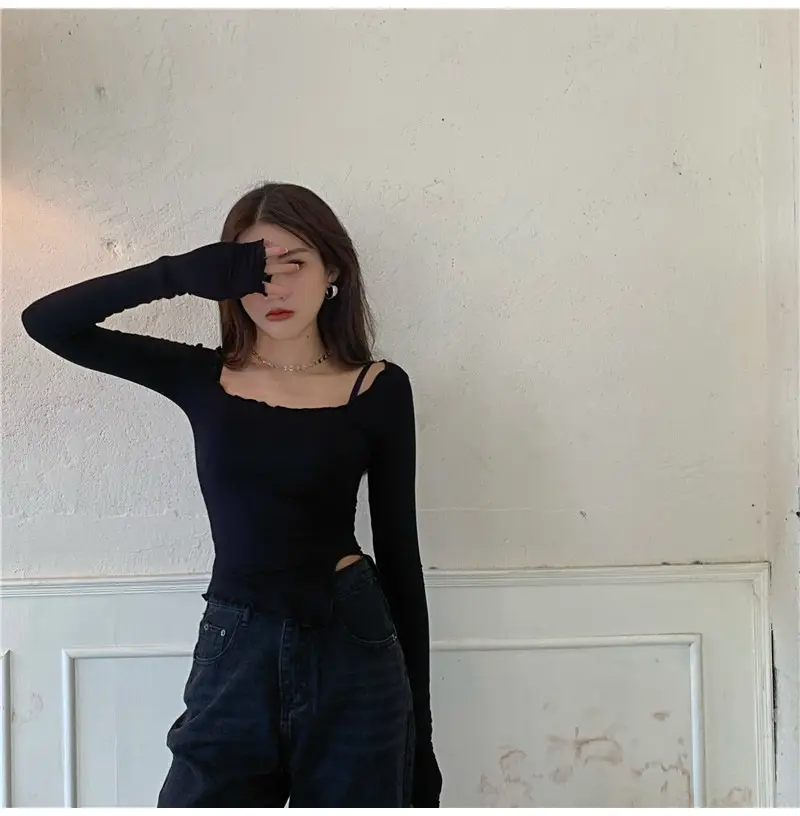 Women Black Long Sleeve T-Shirt 2025 — feature 15