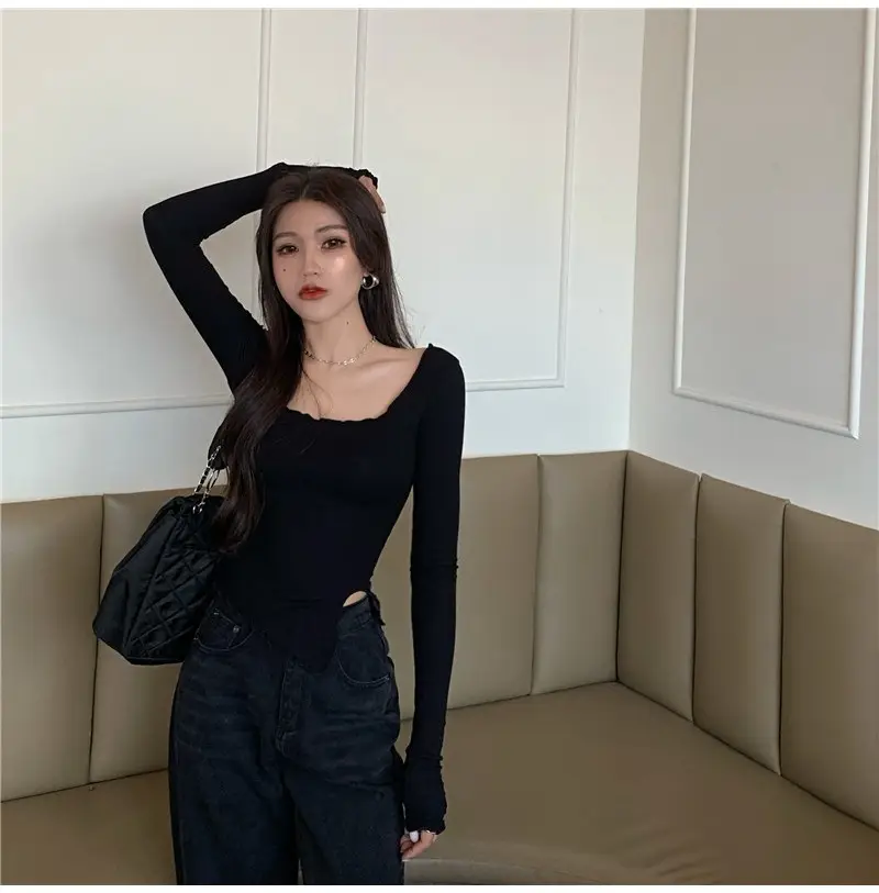 Women Black Long Sleeve T-Shirt 2025 — feature 16