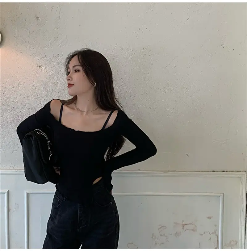 Women Black Long Sleeve T-Shirt 2025 — feature 17