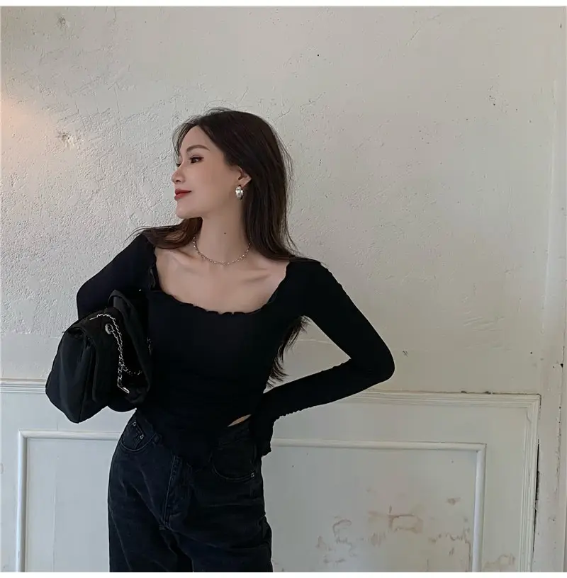 Women Black Long Sleeve T-Shirt 2025 — feature 18