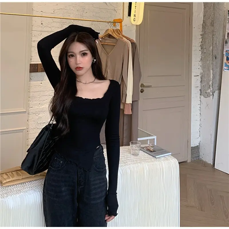 Women Black Long Sleeve T-Shirt 2025 — feature 20