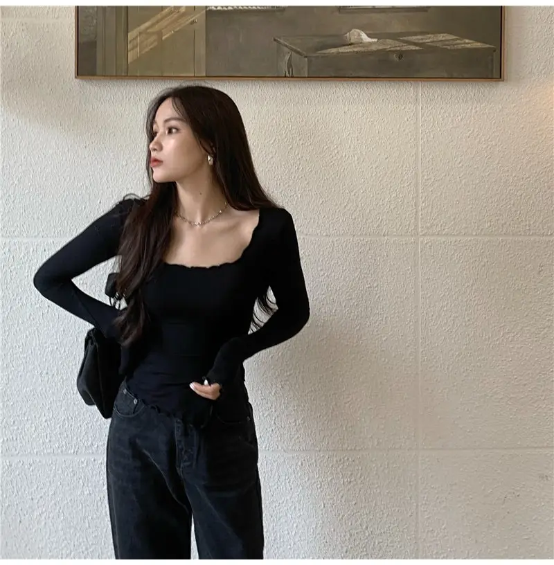 Women Black Long Sleeve T-Shirt 2025 — feature 21