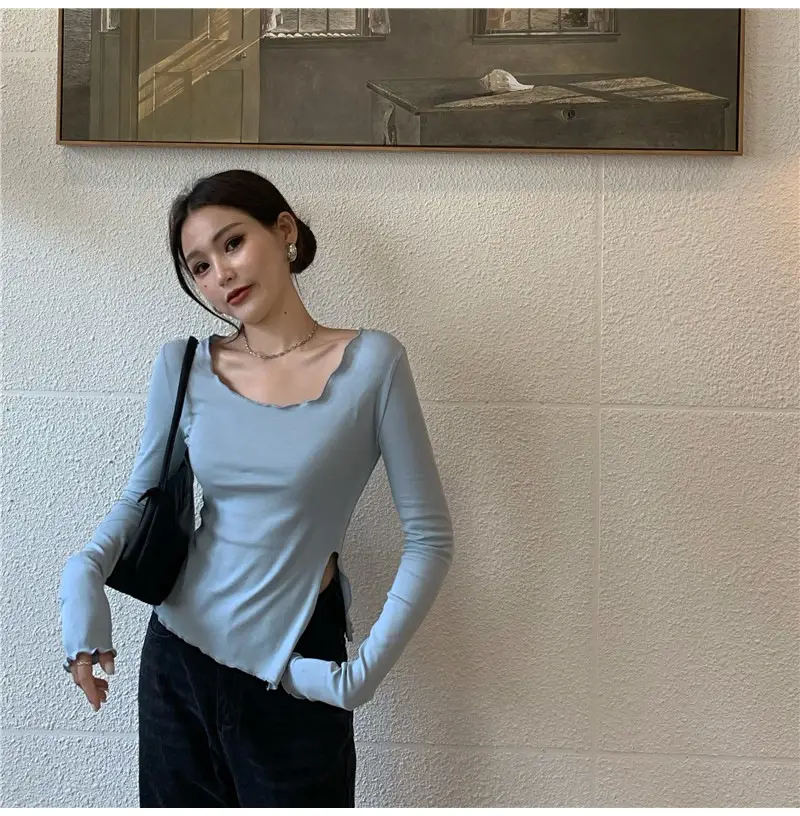 Women Black Long Sleeve T-Shirt 2025 — feature 4
