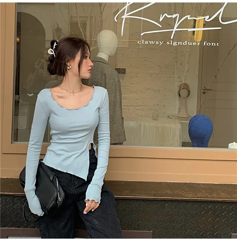 Women Black Long Sleeve T-Shirt 2025 — feature 6