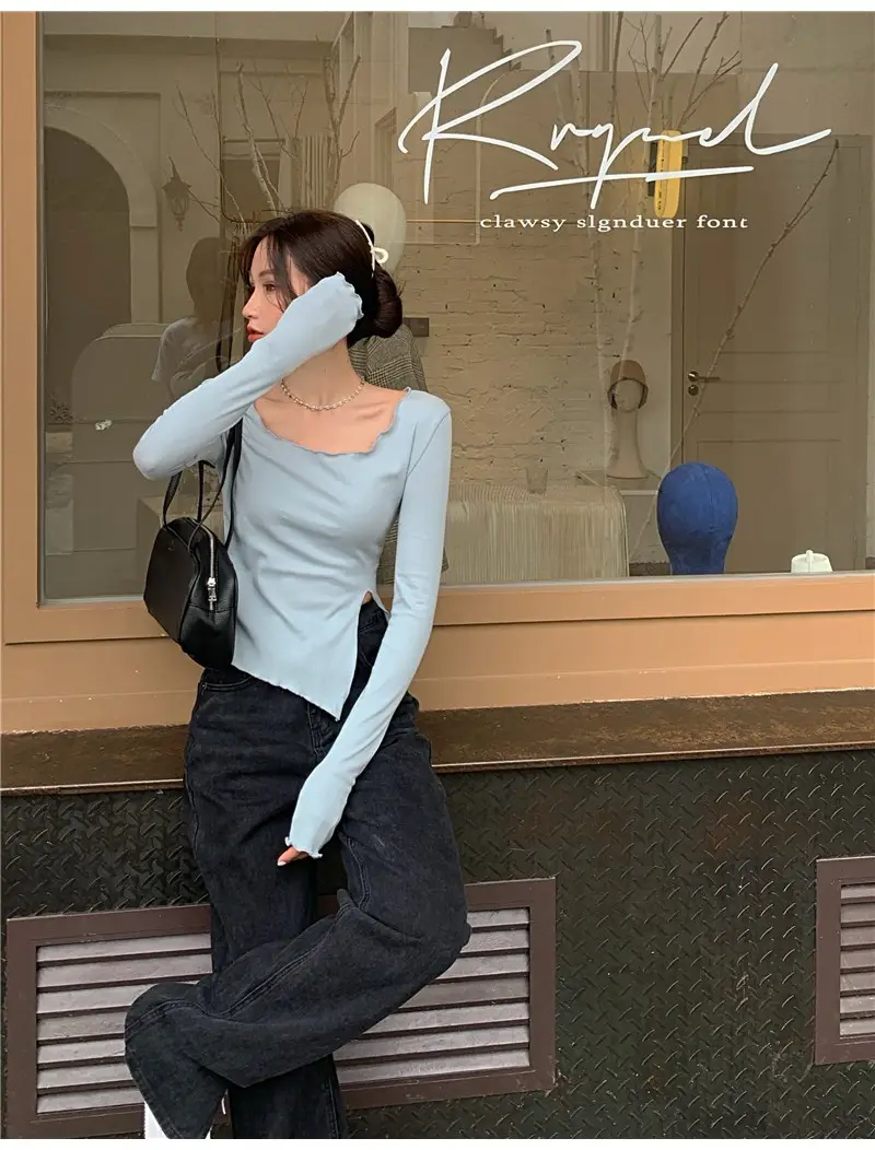 Women Black Long Sleeve T-Shirt 2025 — feature 8