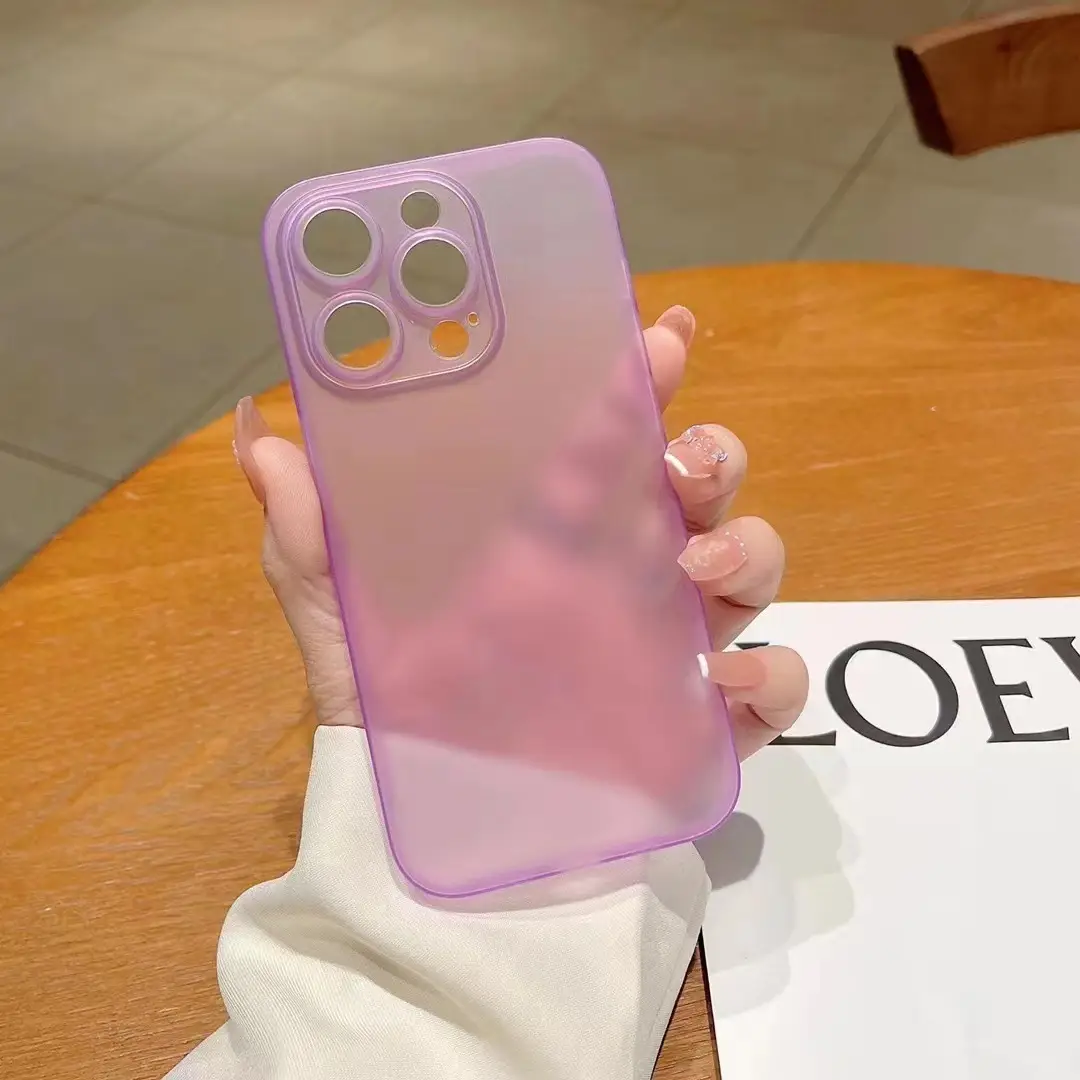 Frosted iPhone 15 Promax Case Ultra Thin Soft Protection