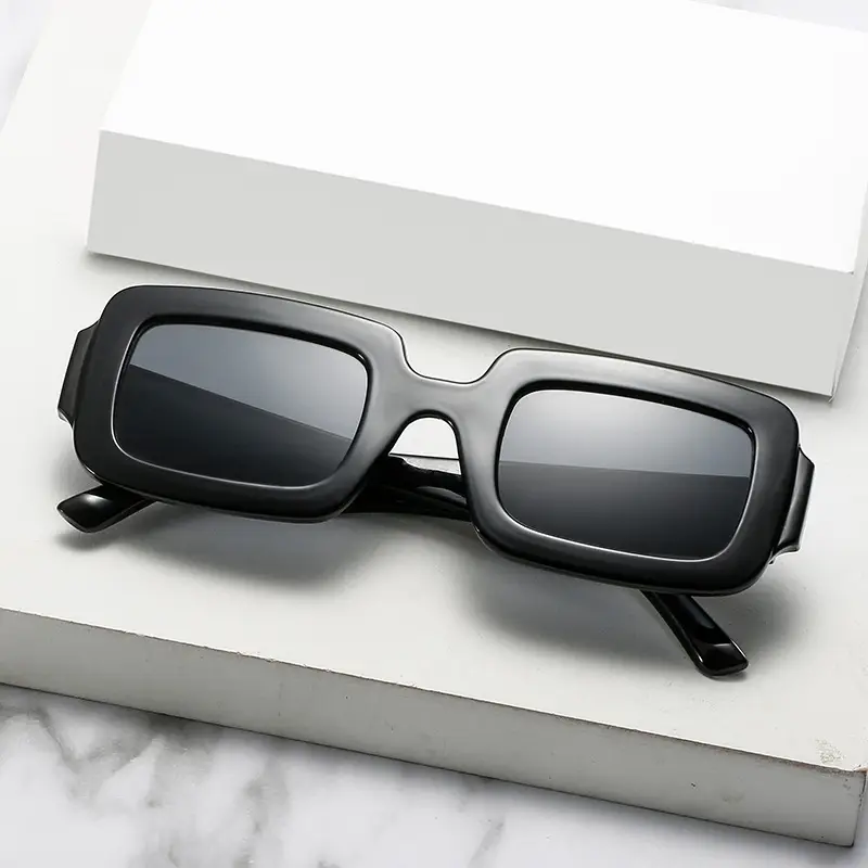 Square Frame Sunglasses Miaojia Runway Jelly Color