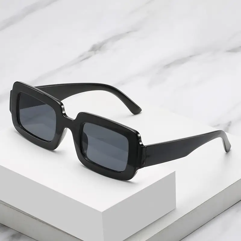 Square Frame Sunglasses Miaojia Runway Jelly Color